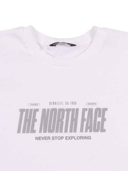 Tricouri The North Face Kids B REFLECTIVE LOGO RELAXED SS TEE TNF WHITE White Baieti (BM 18863316) 3