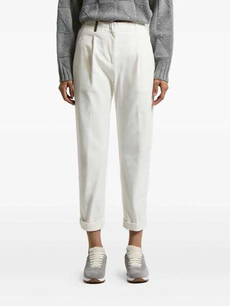 Pantaloni Peserico WOMAN TROUSERS White Femei (BM 18863325) 1