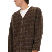Pulovere pentru Barbati - Cardigane OUR LEGACY Wool Blend Cardigan BROWN Barbati (BM 18863416) - B-mall.ro