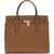 Michael Kors Leather Shoulder Bag LUGGAGE