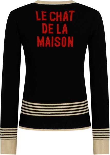 Pulovere Valentino Garavani Le Chat De La Maison Sweater NERO/MULTICOLOR Femei (BM 18863539) 1