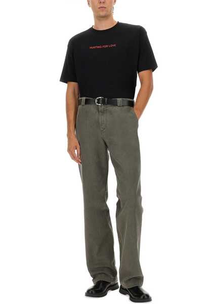 Tricouri Aspesi T-Shirt With Hunting For Love Print BLACK Barbati (BM 18863587) 2