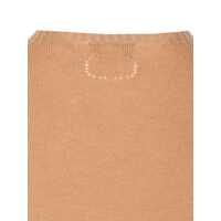 Pulovere TWINSET Dama - Pulovere TWINSET Beige Crew Neck Sweater With Dropped Shoulder And Ribbed Details In Wool Woman Beige Femei (BM 18864255) - B-mall.ro