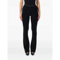 Pantaloni casual The Garment Black Chloe N Ultra Long Slim Trousers Femei