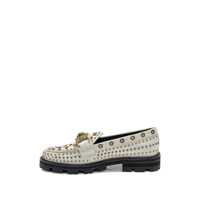 Mocasini KURT GEIGER LONDON Dama - Mocasini KURT GEIGER LONDON Kurt Geiger London Kurt Geiger White Leather Moccasin With Studs WHITE Femei (BM 18864663) - B-mall.ro