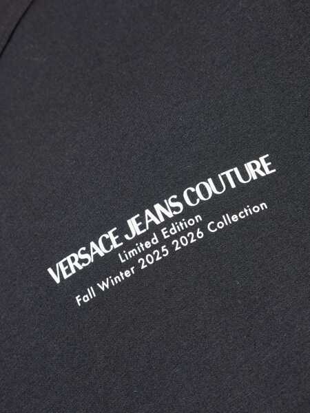 Topuri Versace Jeans Couture Versace Jeans Couture T-Shirts And Polos Black Barbati (BM 18864936) 5