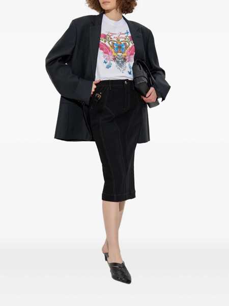 Topuri Versace Jeans Couture Versace Jeans Couture T-Shirts And Polos WHITE Femei (BM 18864939) 2