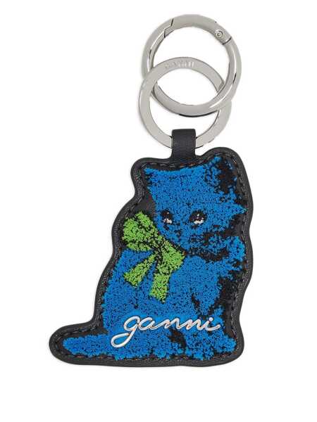 Accesorii Ganni Ganni Keyrings & Chains BLUE Femei (BM 18865323) 1
