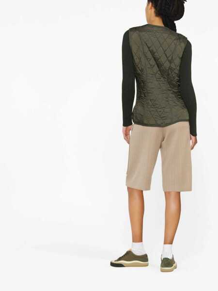 Geci Barbour Barbour Barbour Green Quilted Vest With Zip GREEN Femei (BM 18866337) 2