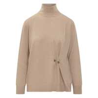 Pulovere Fabiana Filippi Fabiana Filippi Turtleneck With Draping Detail Femei