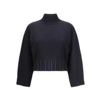 Pulovere Fabiana Filippi Fabiana Filippi Fabiana Filippi Black High Neck Sweater