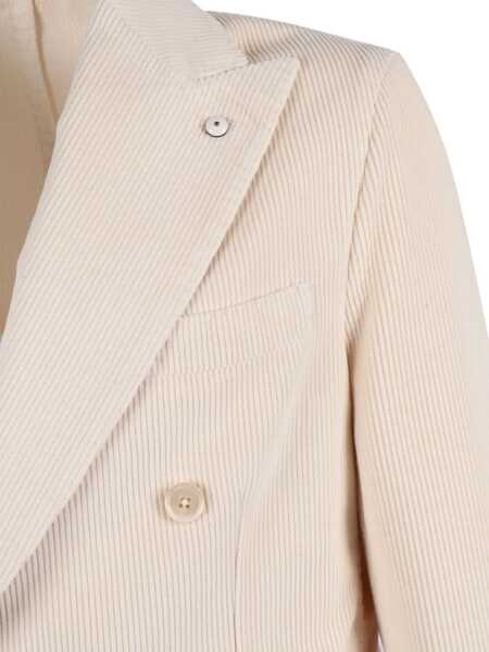 Paltoane Lbm 1911 Lubiam Jacket White Barbati (BM 18867642) 3