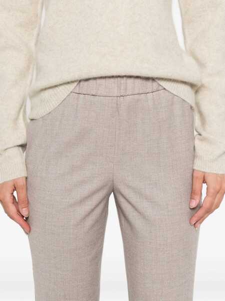 Pantaloni Peserico WOMAN TROUSERS Beige Femei (BM 18867696) 5