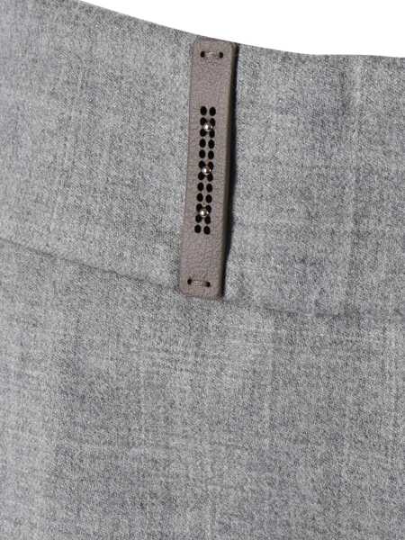 Pantaloni Peserico WOMAN TROUSERS Gray Femei (BM 18867705) 3