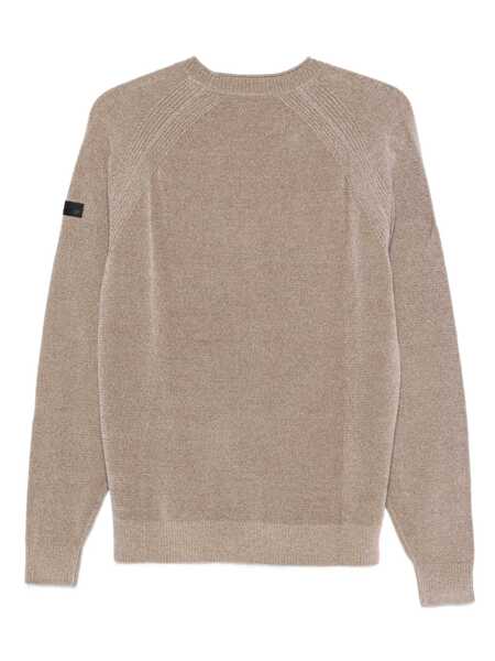 Pulovere casual Rrd velvet round knit Beige Barbati (BM 18867921) 2