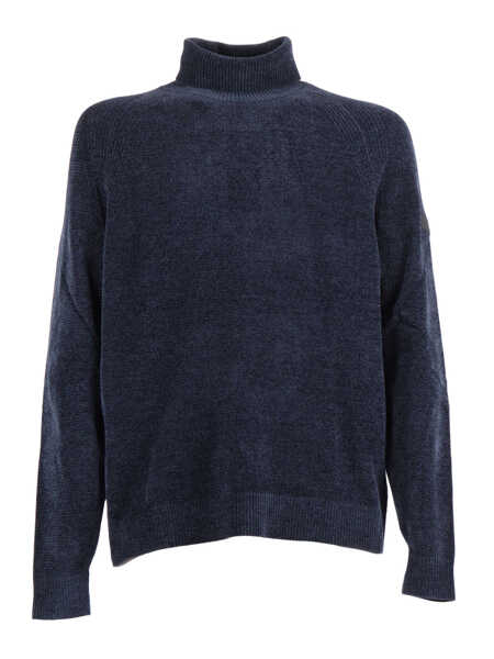 Pulovere casual Rrd velvet turtleneck knit Blue Barbati (BM 18867927) 1