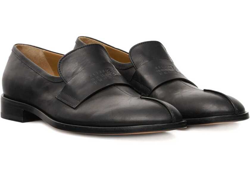 Mocasini MM6 Maison Margiela Leather Loafer BLACK Barbati (BM 18868000) 2