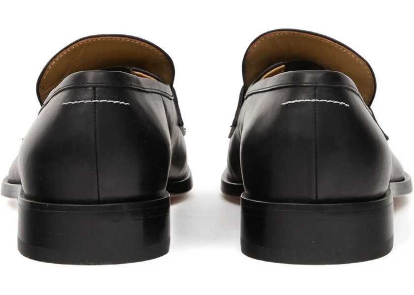 Mocasini MM6 Maison Margiela Leather Loafer BLACK Barbati (BM 18868000) 3