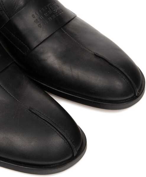 Mocasini MM6 Maison Margiela Leather Loafer BLACK Barbati (BM 18868000) 4