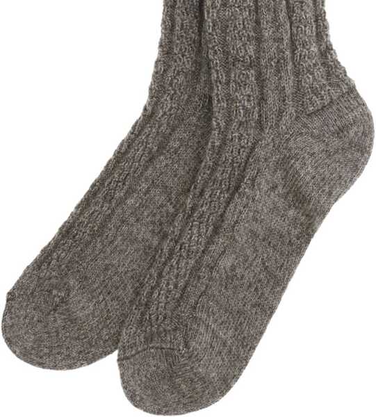 Sosete Maison Margiela Long Socks BROWN Barbati (BM 18868006) 3