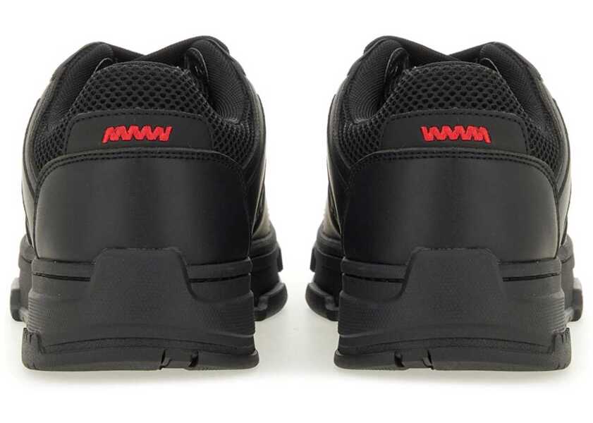 Sneakers Hugo Boss Sneaker With Mesh Details BLACK Barbati (BM 18868021) 3