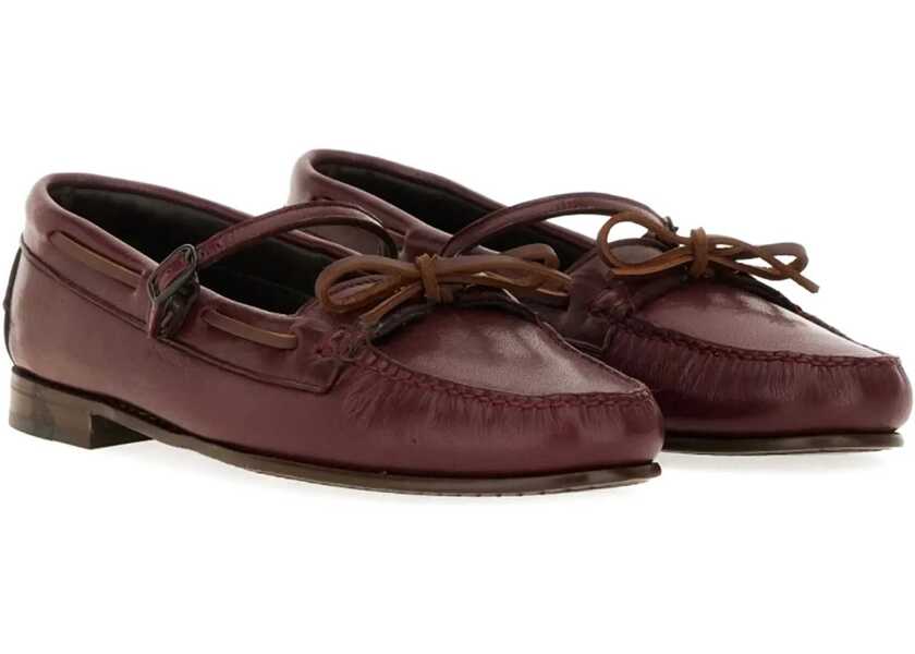 Mocasini HEREU Moccasin Mary Jane Lorea Supple Shiny BORDEAUX Femei (BM 18868105) 2