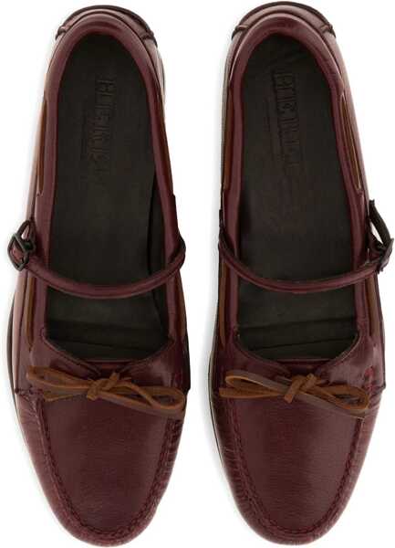 Mocasini HEREU Moccasin Mary Jane Lorea Supple Shiny BORDEAUX Femei (BM 18868105) 4