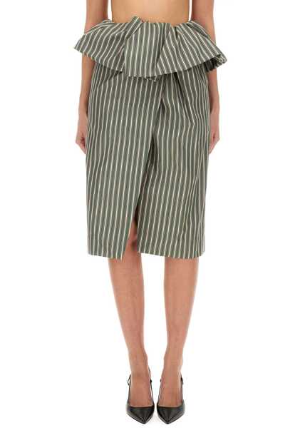 Fuste casual Dries Van Noten Striped Midi Skirt MULTICOLOUR Femei (BM 18868180) 1