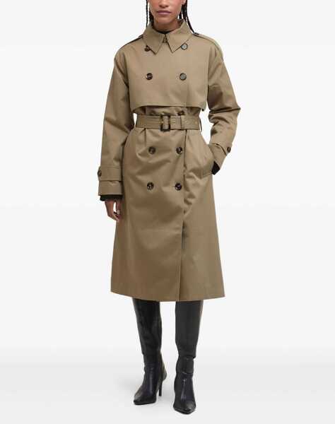 Paltoane Barbour Aoife Rain Trench Coat BEIGE Femei (BM 18868192) 2
