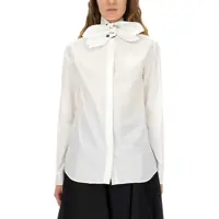 Bluze Cotton Poplin Jacquard Shirt Femei