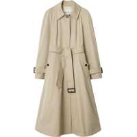 Paltoane Ellingham fit-and-flare long gabardine Trench Coat Femei