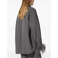 Jachete Dama - Jachete Valentino Garavani Feather Jacket GRIGIO MEDIO MEL Femei (BM 18868240) - B-mall.ro