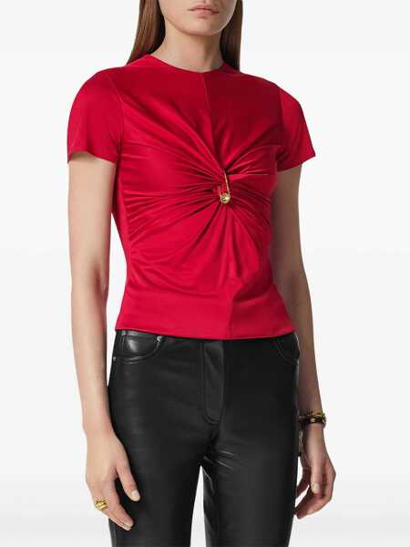 Topuri Versace Versace Safety Pin Top RED Femei (BM 18869643) 3