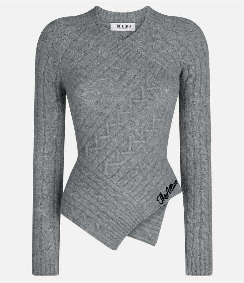 Pulovere THE ATTICO The Attico Sweater Grey Femei (BM 18870330) 1