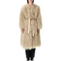 Paltoane S.W.O.R.D 6.6.44 Mongolian Shearling Maxi Coat Femei