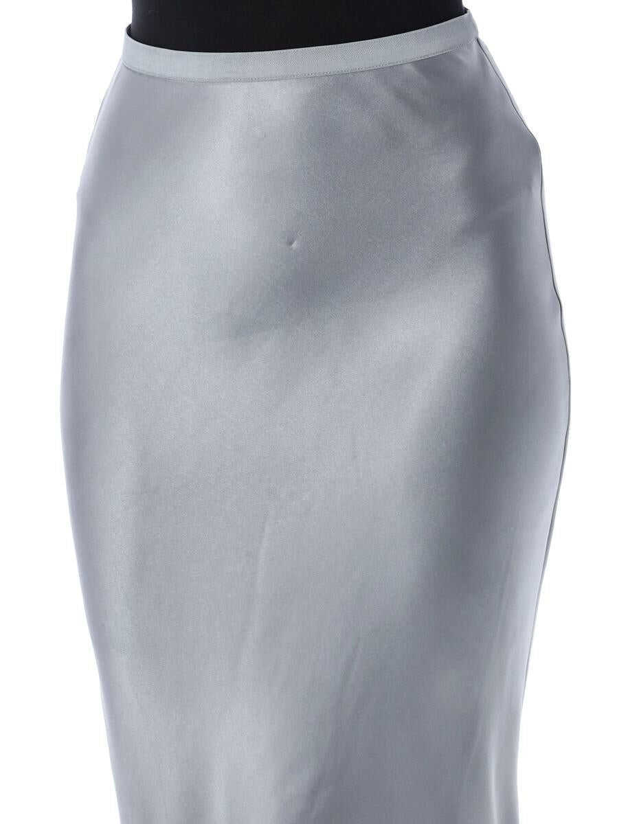 Fuste ANINE BING Anine Bing Silk Satin Midi Skirt PASTE BLUE Femei (BM 18870573) 3