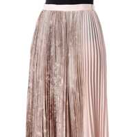 Fuste Fabiana Filippi Dama - Fuste Fabiana Filippi Fabiana Filippi Pleated Maxi Skirt Rose Brown Femei (BM 18870651) - B-mall.ro