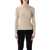 COURRÈGES Courrèges Rib Knit Mock Neck Sweater Brown