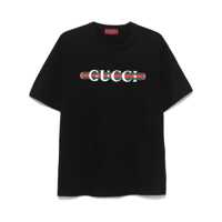 Tricouri Gucci Logo Cotton T-Shirt Femei