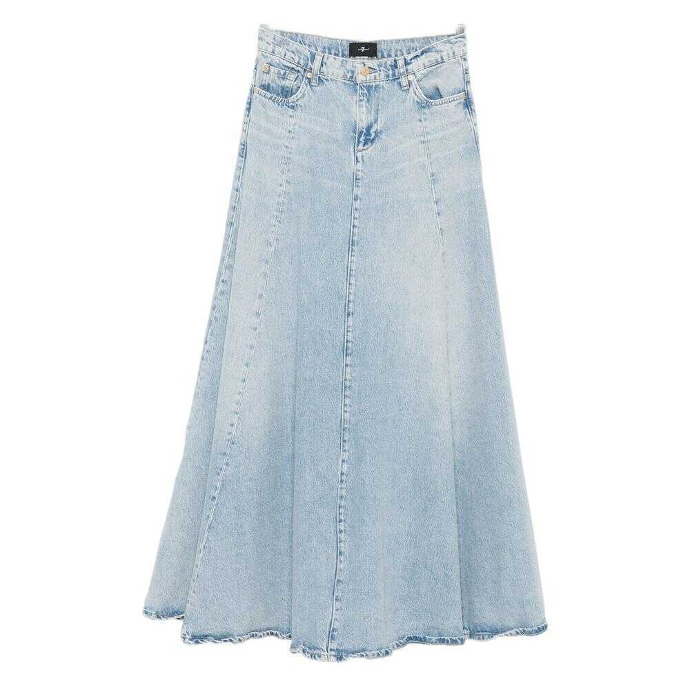 Fuste 7 For All Mankind 7 For All Mankind Skirts BLUE Femei (BM 18871308) 1