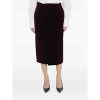 Fuste Saint Laurent Velvet Skirt Femei