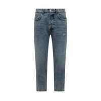Blugi Amish Amish Straight Denim Stonewashed Jeans Barbati