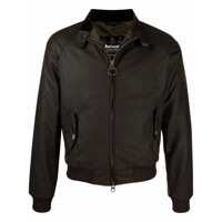 Bomber jacket Barbour International Barbour Brown Waxed Bomber Jacket Barbati