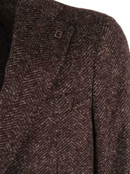 Paltoane BRERAS MILANO JACKET Brown Barbati (BM 18874638) 4