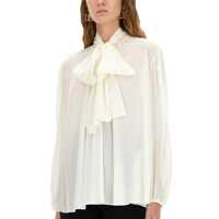 Accesorii Dolce & Gabbana Dama - Esarfe Dolce & Gabbana Silk Shirt With Scarf IVORY Femei (BM 18874792) - B-mall.ro