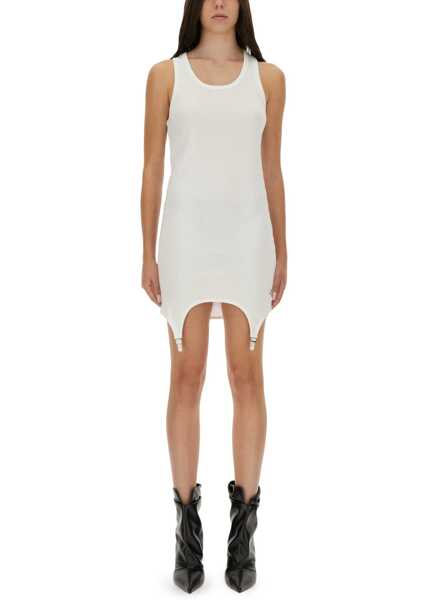 Rochii casual Jean Paul Gaultier Dress With Garter Detail WHITE Femei (BM 18874795) 1