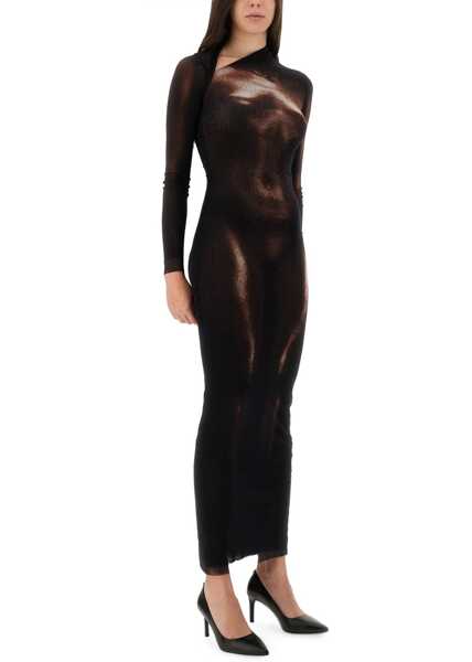 Rochii casual Jean Paul Gaultier Body Dust Print Dress BROWN Femei (BM 18874822) 2