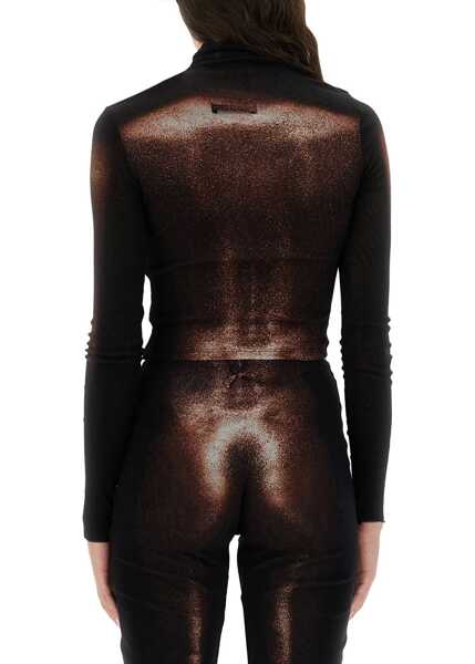 Bluze Jean Paul Gaultier Body Dust Print Top BROWN Femei (BM 18874840) 3