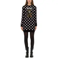 Rochii casual Polka Dot Dress With Logo Femei