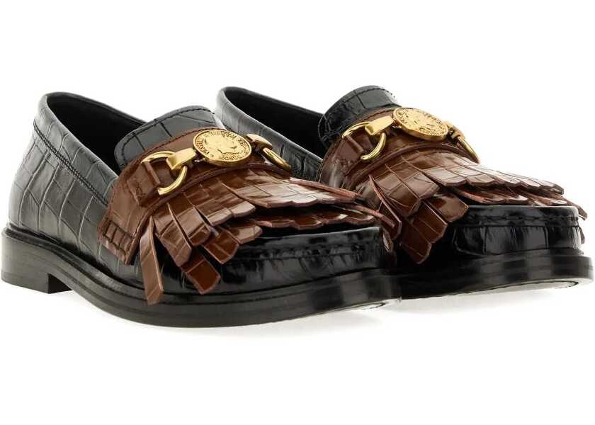 Mocasini Moschino Moccasin With Bangs And Coin BLACK Femei (BM 18874861) 2